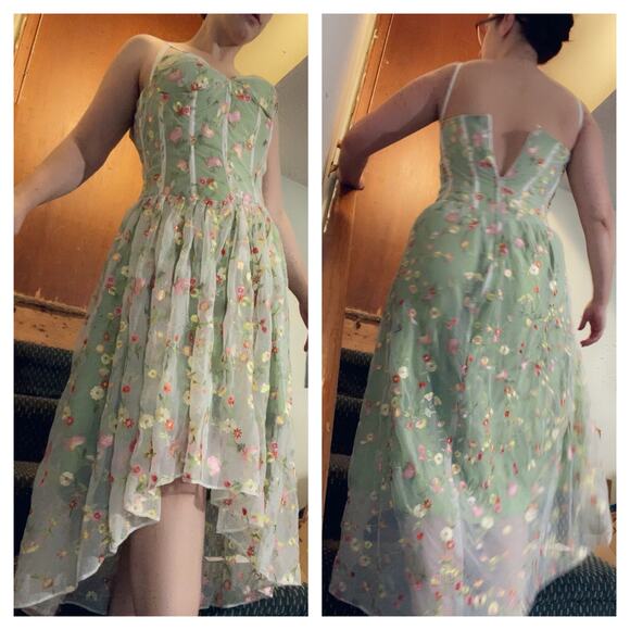 Vintage Dresses & Skirts - Matoshi inspired custom midi garden dress